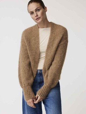 Louiza cardigan -coffee brown from Brand Mission