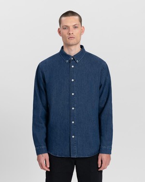 Sawyer denim shirt - washed indigo from Brand Mission