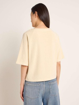 Sweatshirt korte mouw - creme from Brand Mission