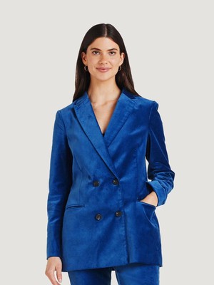 Alleegra Velvet blazer - sapphire blue from Brand Mission