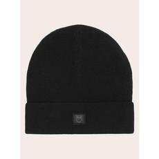 Organic merinowool beanie - black jet via Brand Mission