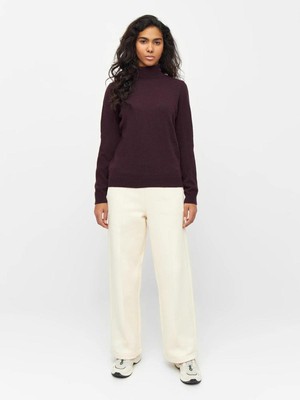 Roll neck pull - chocolate plum from Brand Mission