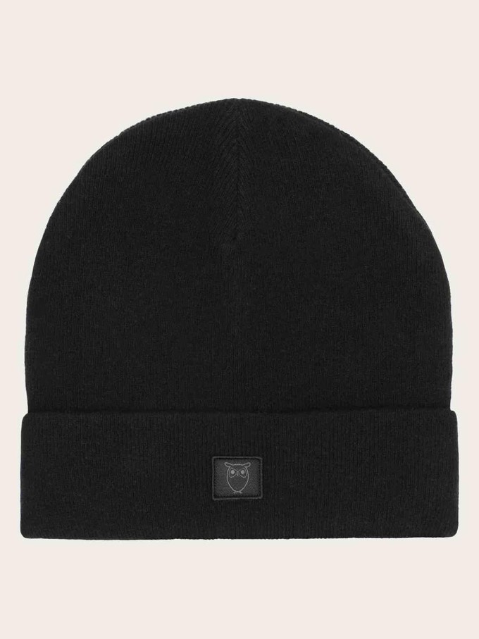 Organic merinowool beanie - black jet from Brand Mission