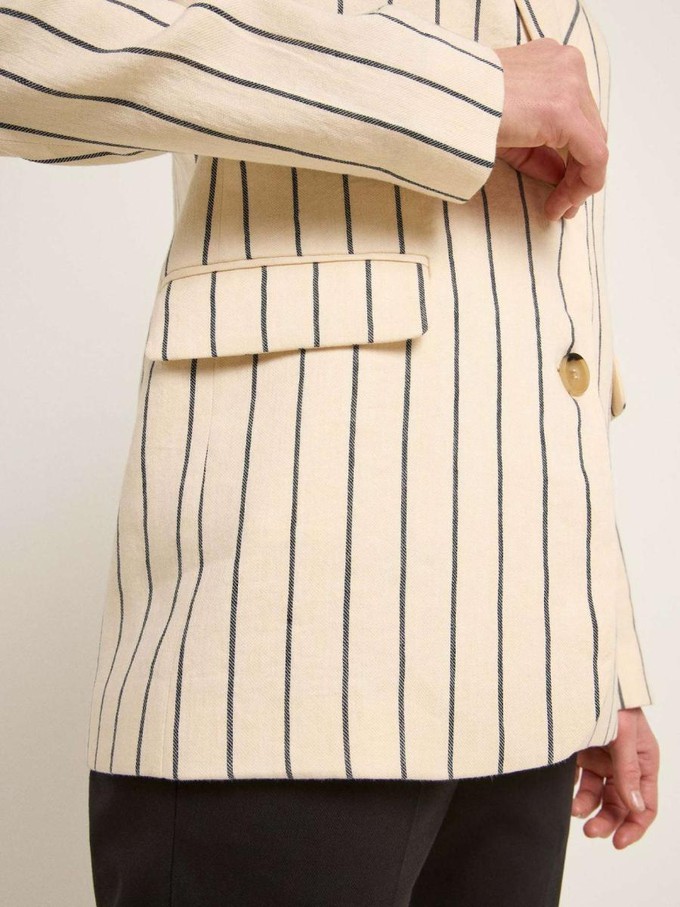 Blazer streep - creme zwart from Brand Mission