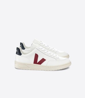 V12 sneaker - white marsala nautico from Brand Mission