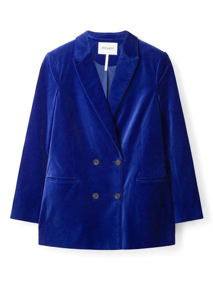 Alleegra Velvet blazer - sapphire blue from Brand Mission