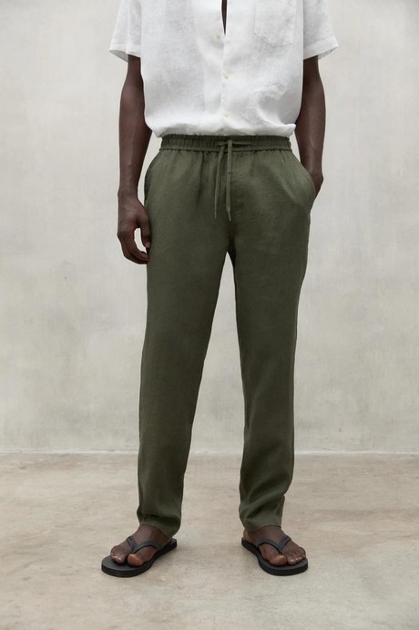 Ethic linen pants  - khaki from Brand Mission