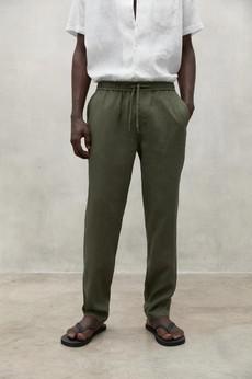 Ethic linen pants  - khaki via Brand Mission