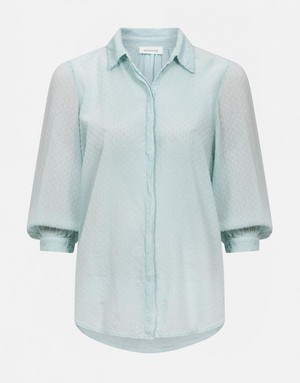 Chelsea blouse - sea mint from Brand Mission