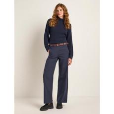 Marlene pantalon gestreept - midnight/ginger bread via Brand Mission