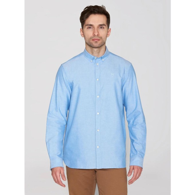 Harald oxford shirt owl - lapis blue from Brand Mission