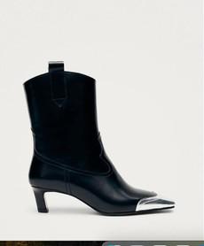 Hudson ankle boots - Black Silver via Brand Mission