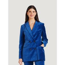 Alleegra Velvet blazer - sapphire blue via Brand Mission