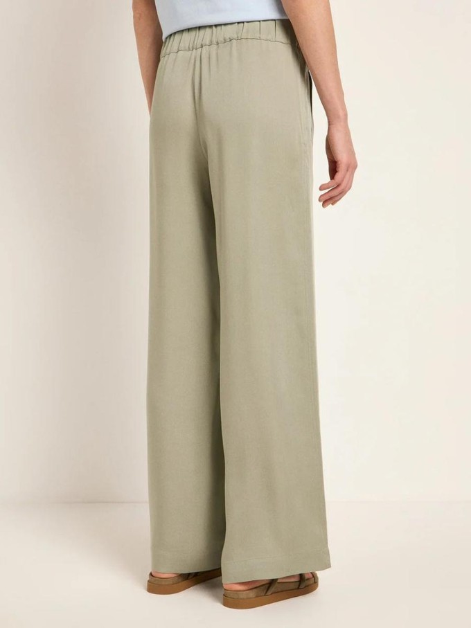 Pantalon tencel - aqua grey from Brand Mission