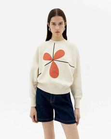 Bonnie sweater sabine - off white via Brand Mission