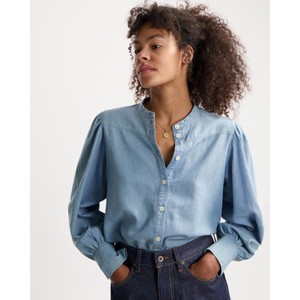 Zillah Chambray Shirt - Light Denim from Brand Mission