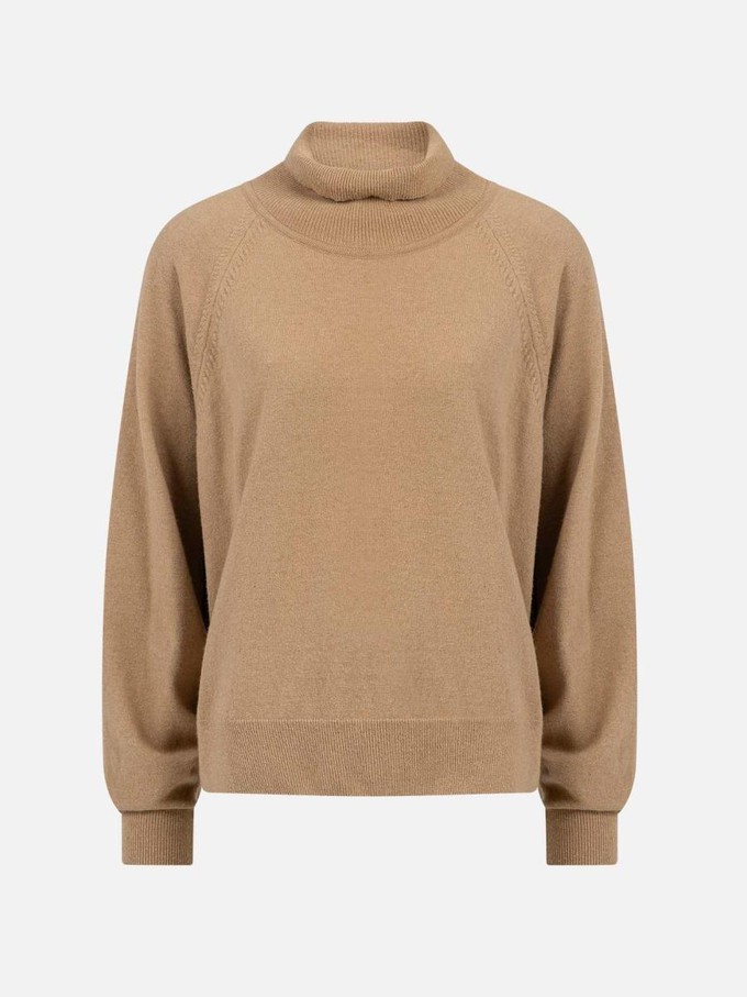 Sumac Sweater Turtle - camel from Brand Mission