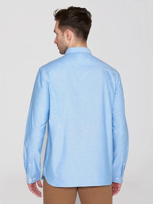 Harald oxford shirt owl - lapis blue from Brand Mission