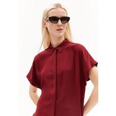 Larisaana blouse - dark crimson via Brand Mission