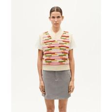 Mica Knitted Vest - Stripe Multi Color via Brand Mission