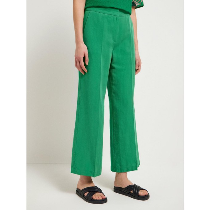 Pantalon met wijde pijpen - green from Brand Mission