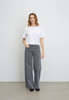 Carol Loose pants - blue stripe via Brand Mission