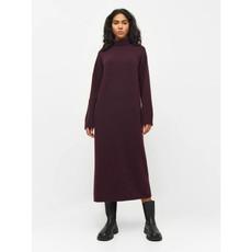 Roll neck dress - chocolate plum via Brand Mission