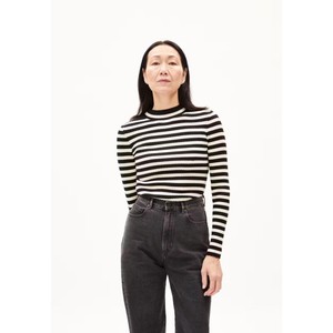 Alaania Striped - Black-oatmilk from Brand Mission