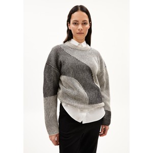 Mayraa Vanise trui - black -off white from Brand Mission