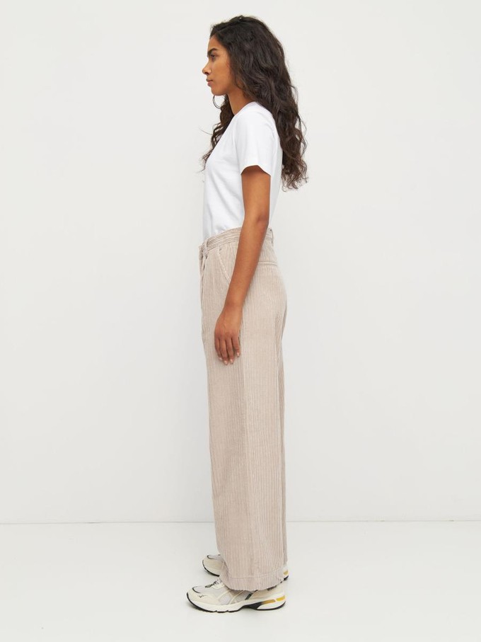 Posey pantalon corduroy - light feather from Brand Mission