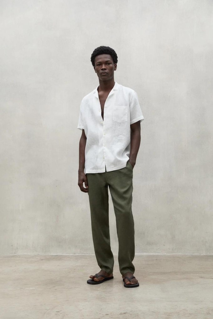 Ethic linen pants  - khaki from Brand Mission