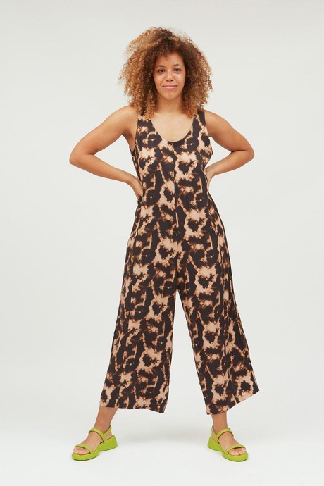 Esla print jumpsuit - tie dye from Brand Mission