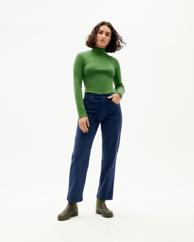 Aine ribtop - garden green from Brand Mission