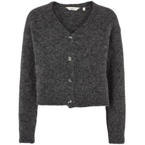 Magna cardigan - dark grey melange from Brand Mission