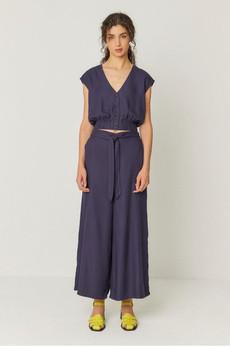 Dona pantalon - navy violet via Brand Mission