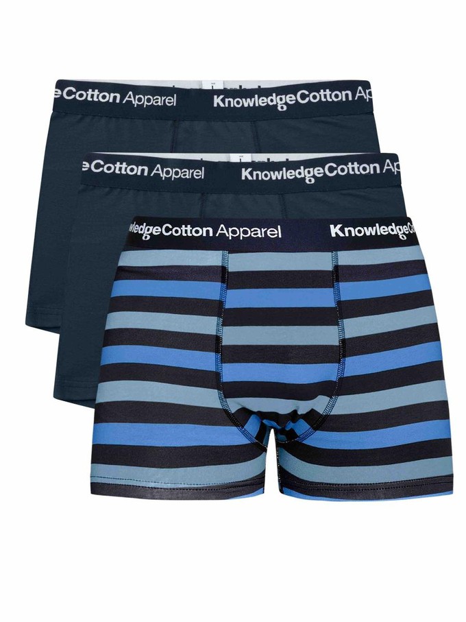 Boxershorts 3-pack - blue stripes from Brand Mission