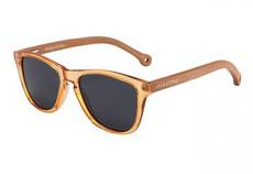 Ola zonnebril bamboo - caramel via Brand Mission