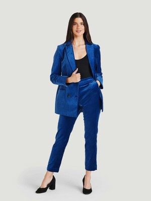 Alleegra Velvet blazer - sapphire blue from Brand Mission