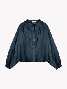 Hibiscus blouse - navy via Brand Mission