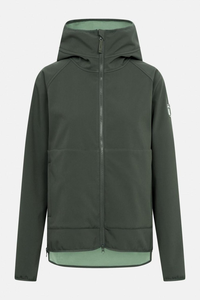 Peutby softshell jas - deep forest from Brand Mission