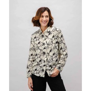 Blouse Peanuts B&W - ecru from Brand Mission