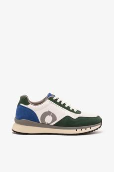 Sicilia sneaker - off white/green/blue via Brand Mission