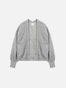 Louiza cardigan - grey melange via Brand Mission