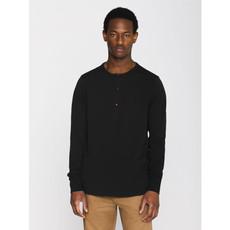 BO longsleeve henley - black jet via Brand Mission