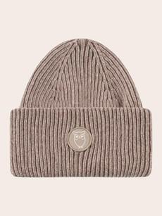 Big rib wool beanie - kelp melange via Brand Mission