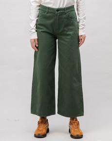 5 Pocket Cotton Twill Pants Green via Brava Fabrics