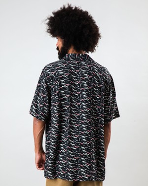 Kodak Film Aloha Shirt Black from Brava Fabrics