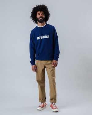 Out of Office Sweatshirt Navy from Brava Fabrics