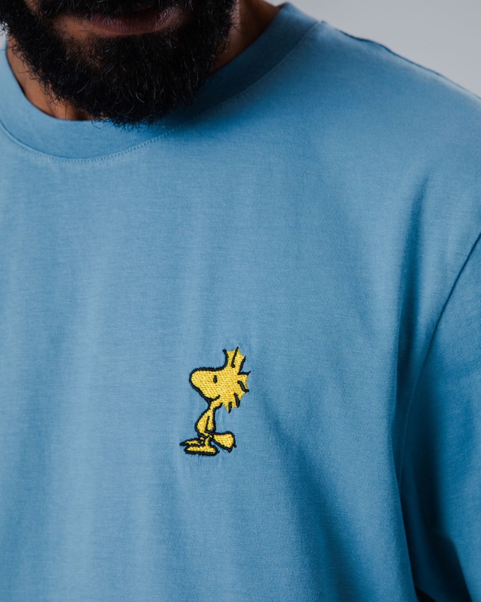 Peanuts Woodstock T-Shirt Blue from Brava Fabrics