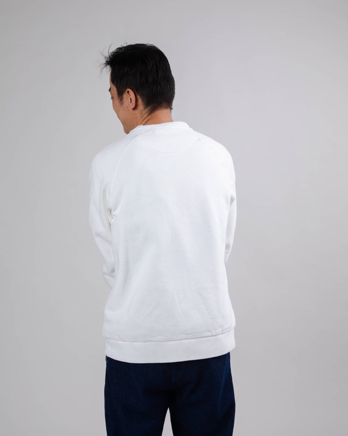 Hoxton Four Corners Unisex Sweatshirt White from Brava Fabrics